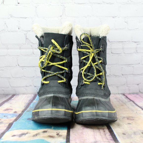LL BEAN Lace-Up Snow Duck Boots Felt Lined Size 8 - Picture 4 of 9